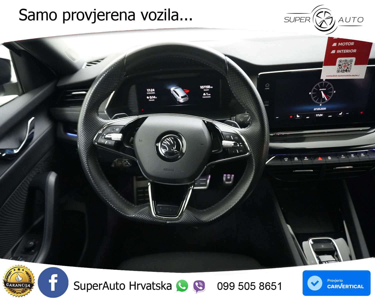 Škoda Octavia Combi iV 1.4 TSI (204 KS) DSG SportLine LED+GR SJED+ACC