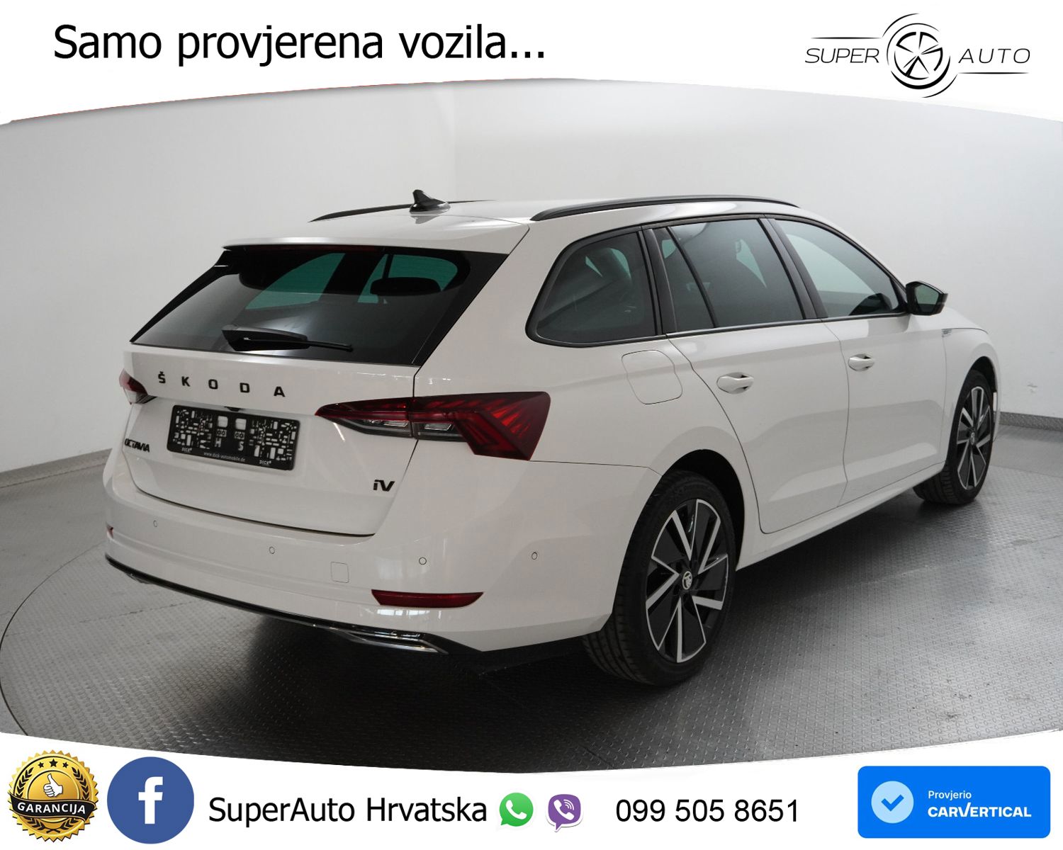 Škoda Octavia Combi iV 1.4 TSI (204 KS) DSG SportLine LED+GR SJED+ACC