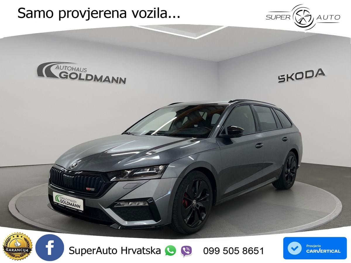 Škoda Octavia Combi RS 2.0 TSI (245 KS) DSG LED+GR SJED+ACC