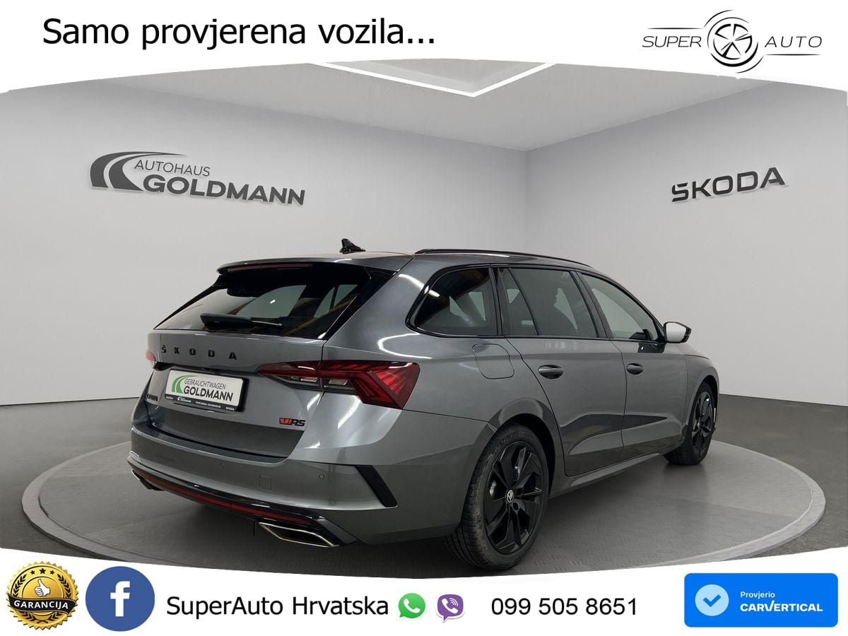 Škoda Octavia Combi RS 2.0 TSI (245 KS) DSG LED+GR SJED+ACC