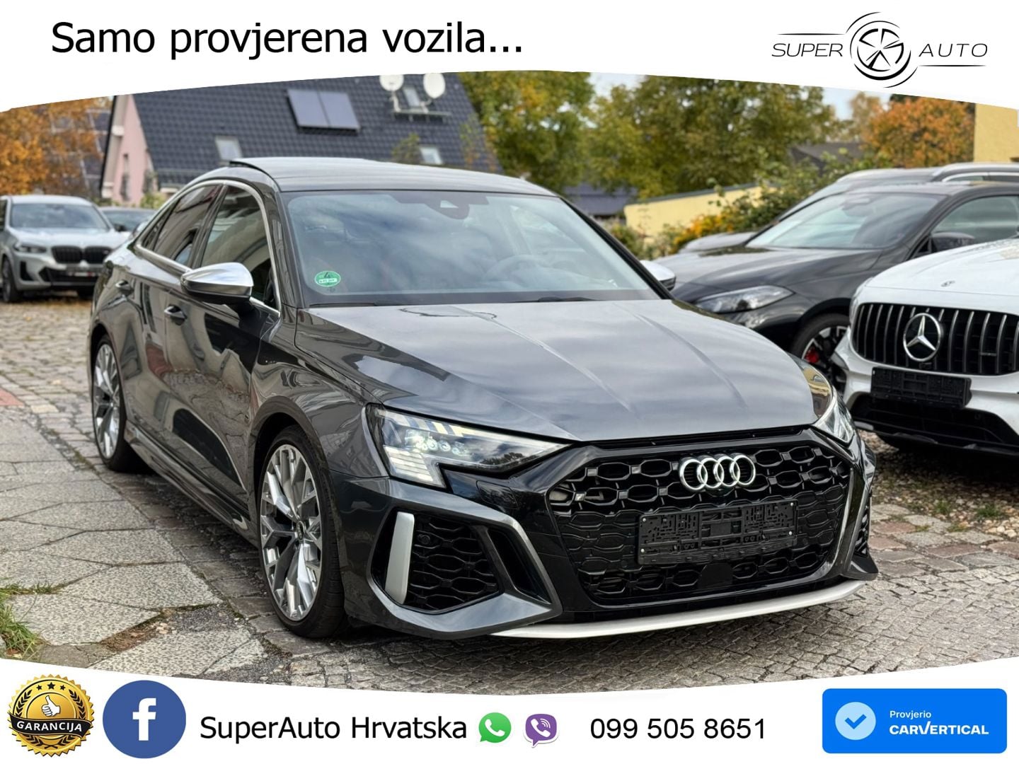 Audi RS3 Sedan 2.5 TFSI (400 KS) quattro S tronic MATRIX+GR SJED+KAM