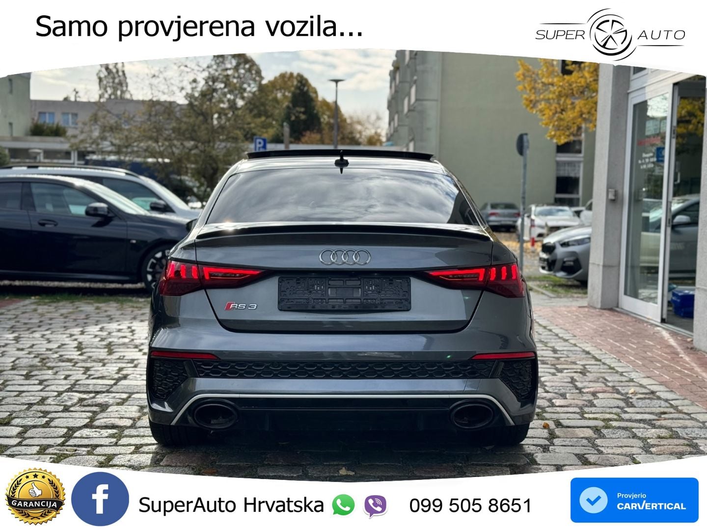 Audi RS3 Sedan 2.5 TFSI (400 KS) quattro S tronic MATRIX+GR SJED+KAM