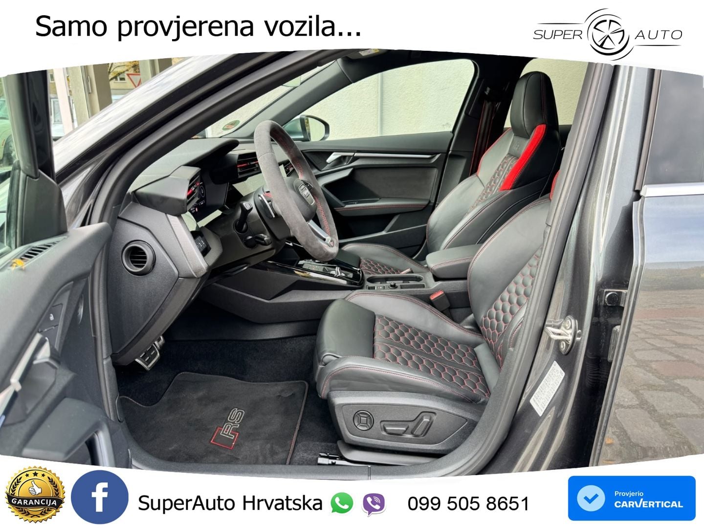 Audi RS3 Sedan 2.5 TFSI (400 KS) quattro S tronic MATRIX+GR SJED+KAM
