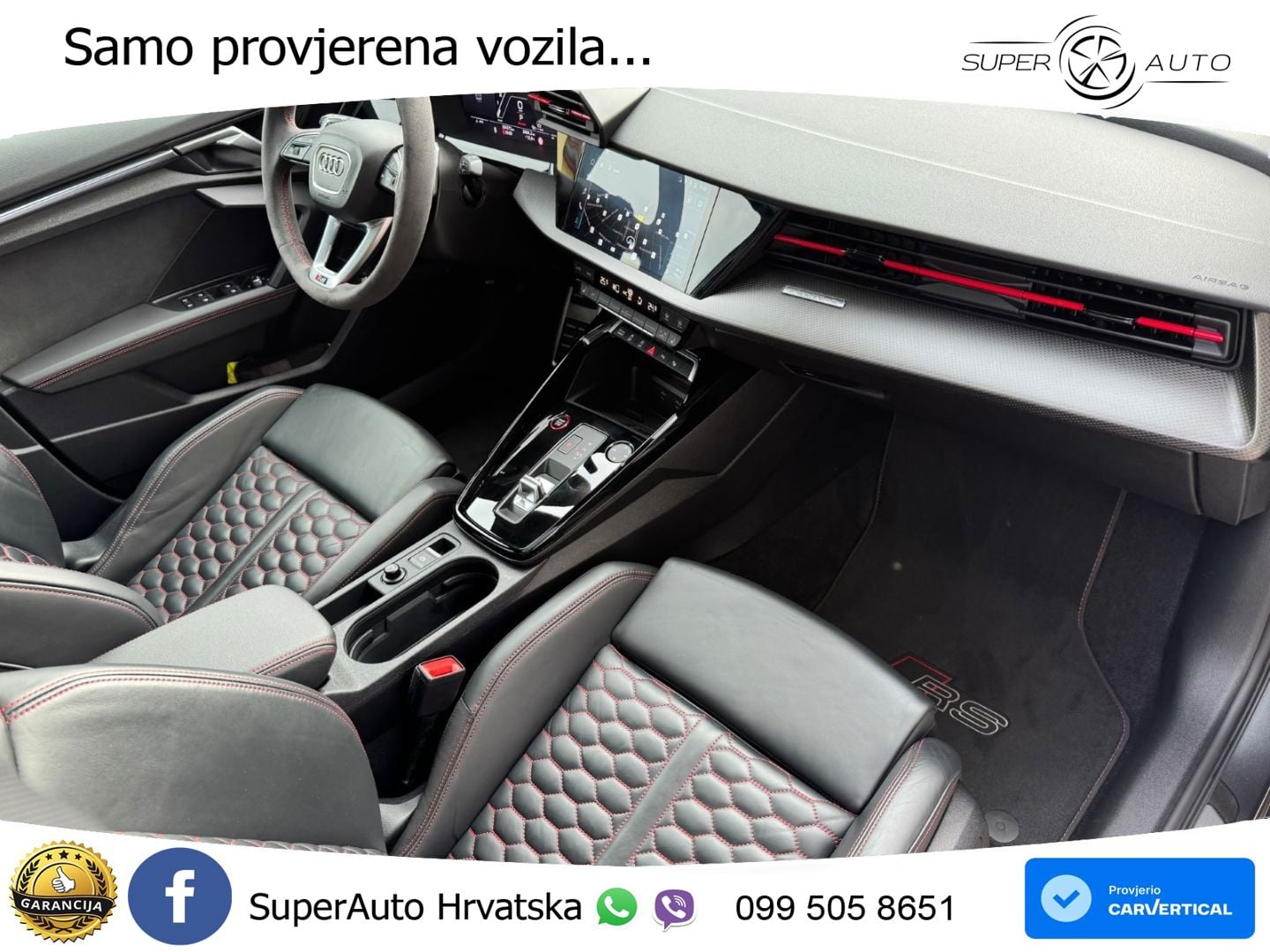 Audi RS3 Sedan 2.5 TFSI (400 KS) quattro S tronic MATRIX+GR SJED+KAM
