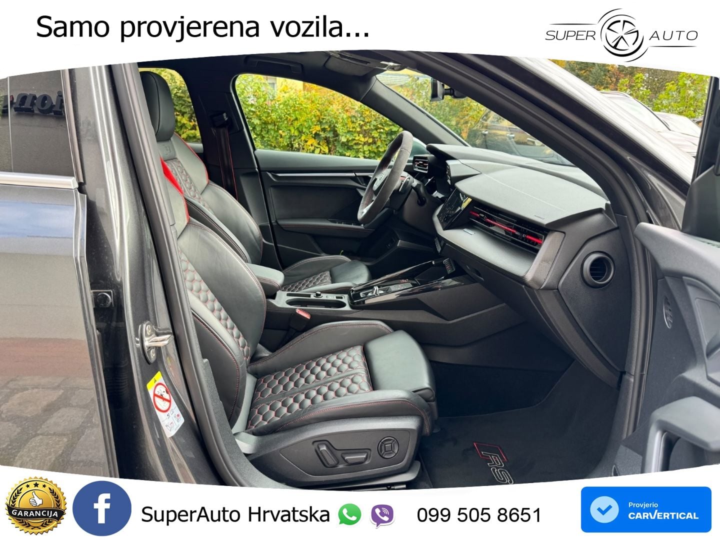 Audi RS3 Sedan 2.5 TFSI (400 KS) quattro S tronic MATRIX+GR SJED+KAM