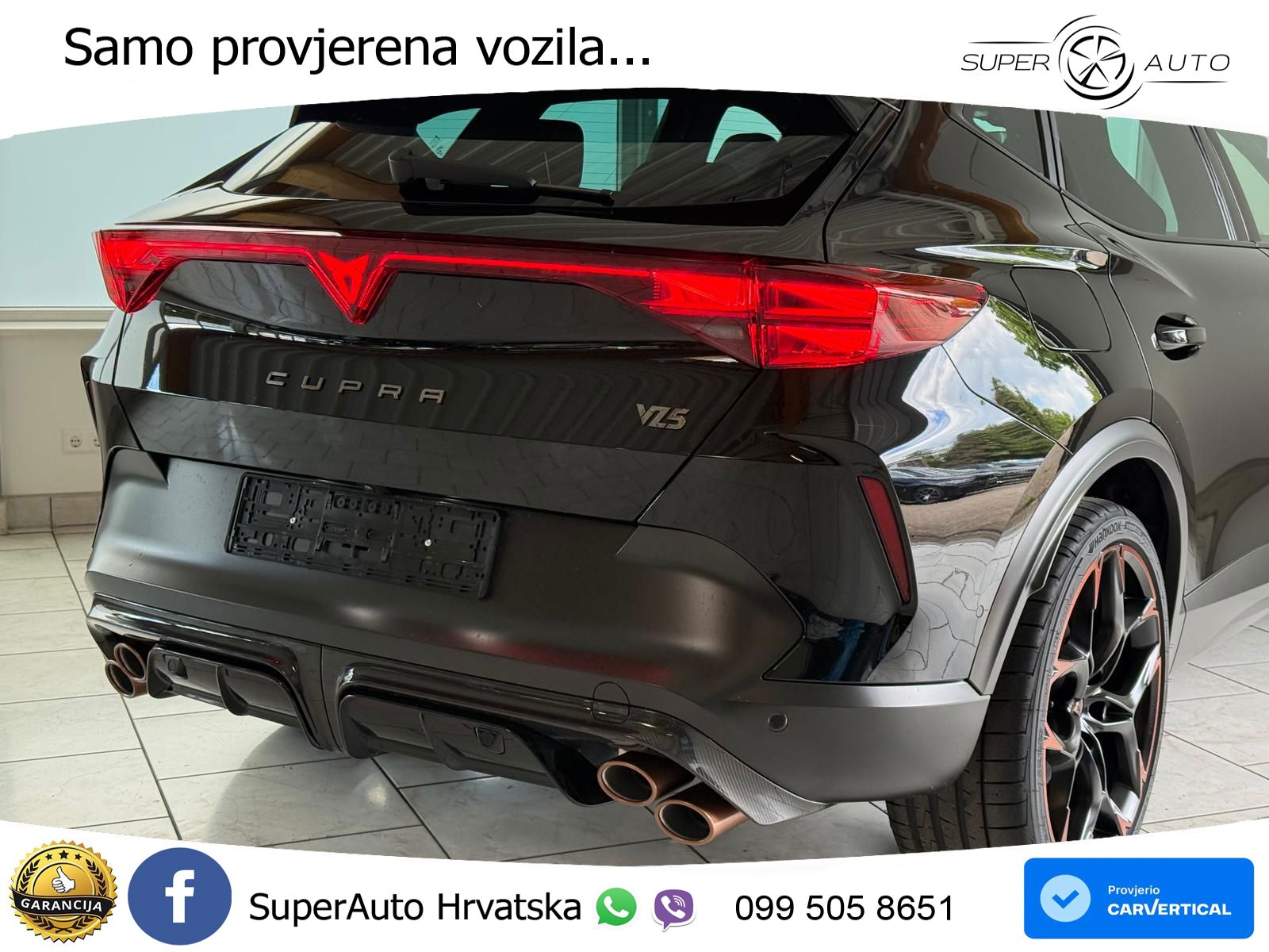 Cupra Formentor VZ5 2.5 TSI (390 KS) 4Drive DSG MATRIX+GR SJED+KAM