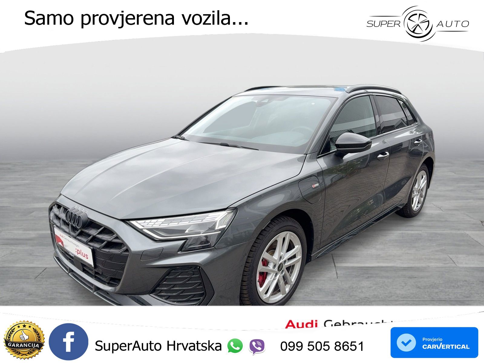 Audi A3 45 TFSIe (272 KS) S tronic S line LED+GR SJED+ACC