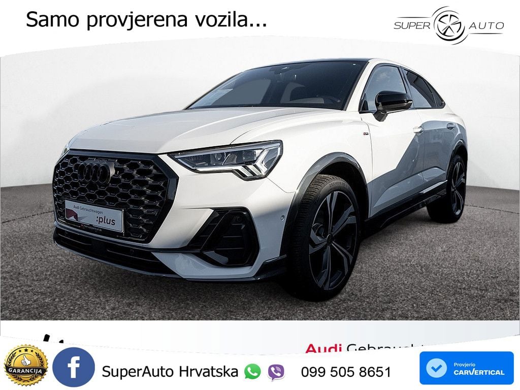 Audi Q3 Sportback 35 TDI (150 KS) S tronic LED+GR SJED+ACC