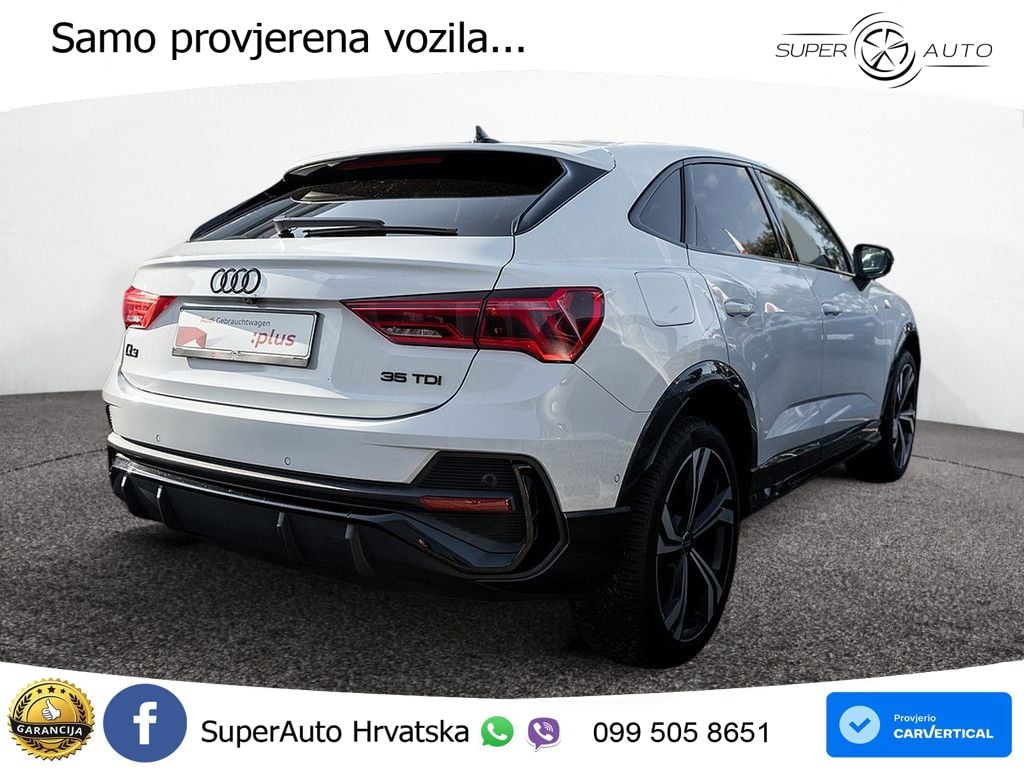 Audi Q3 Sportback 35 TDI (150 KS) S tronic LED+GR SJED+ACC