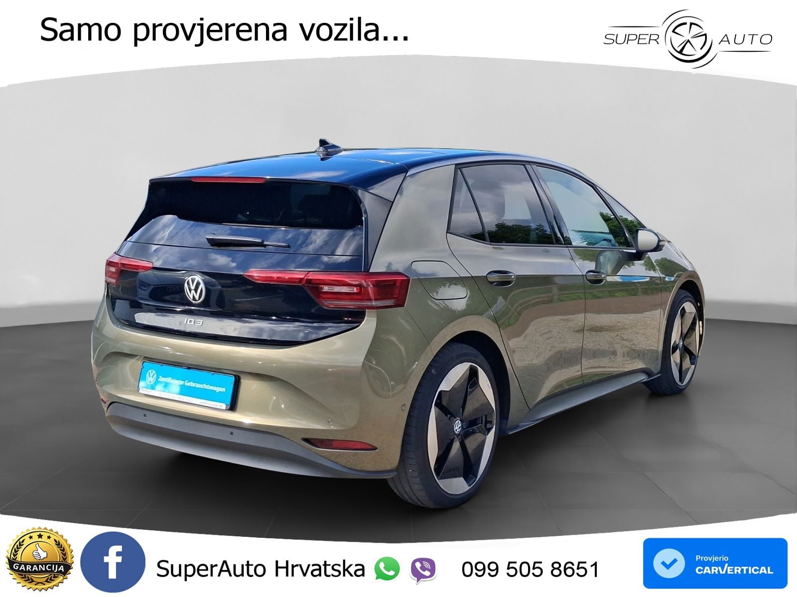 Volkswagen ID.3 Pro 62 kWh (204 KS) LED+GR SJED+ACC