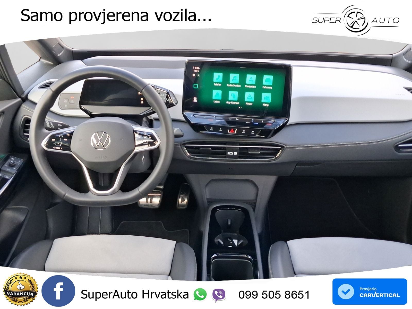 Volkswagen ID.3 Pro 62 kWh (204 KS) LED+GR SJED+ACC