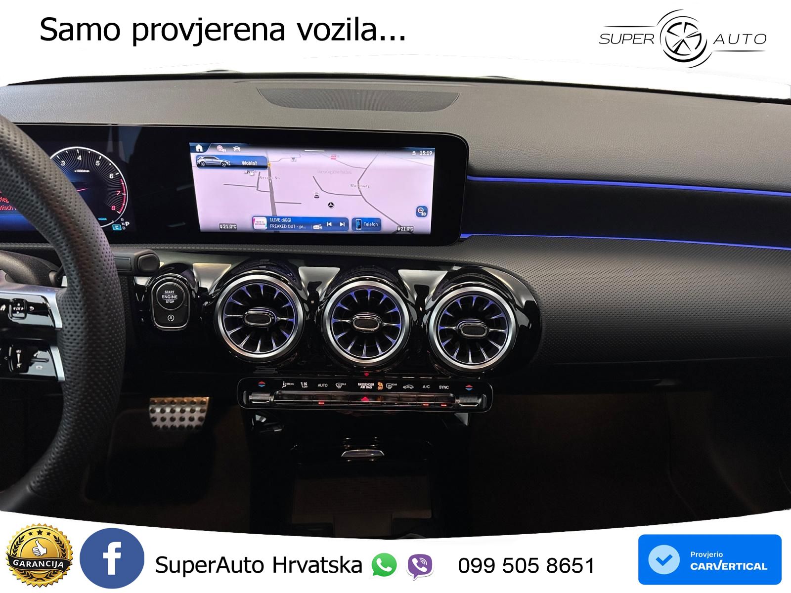 Mercedes-Benz A 200 7G-DCT AMG LED+GR SJED+ACC