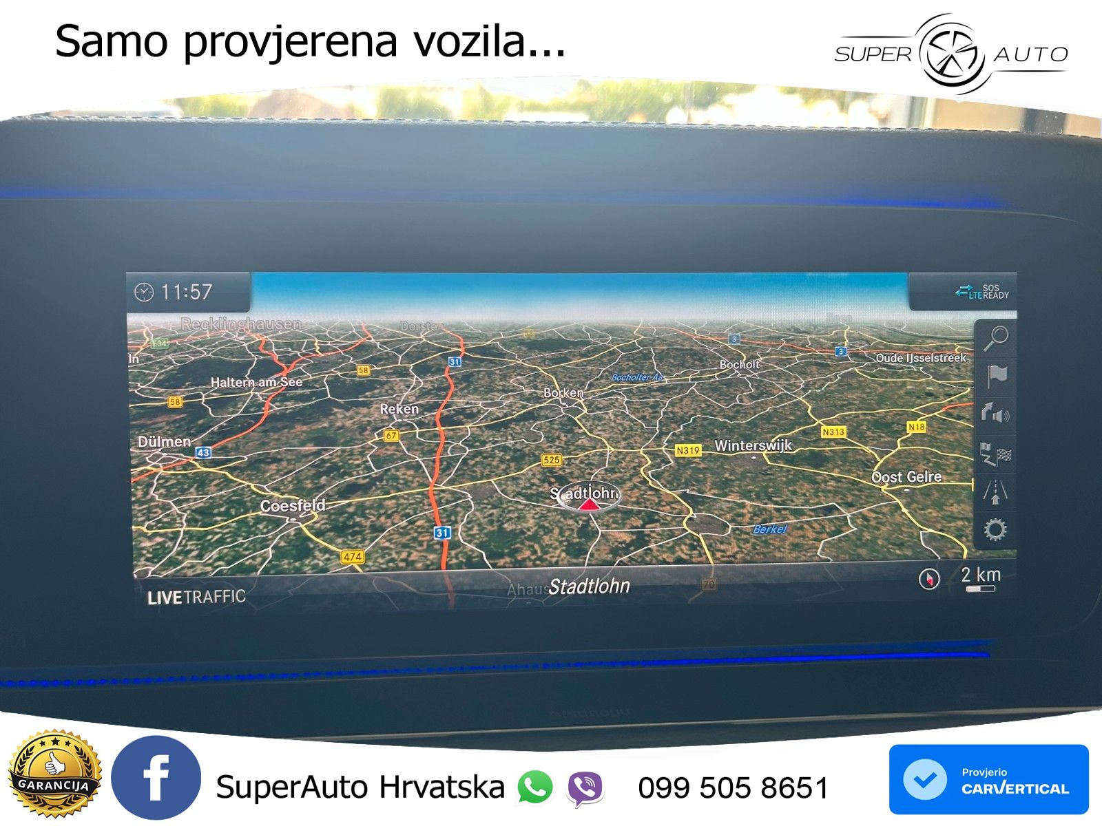 Mercedes AMG G 63 Long V8 (585 KS) 4MATIC 9G-TRONIC AMG SPEEDSHIFT TCT ZRAČNI+ACC+4xGR SJED+360