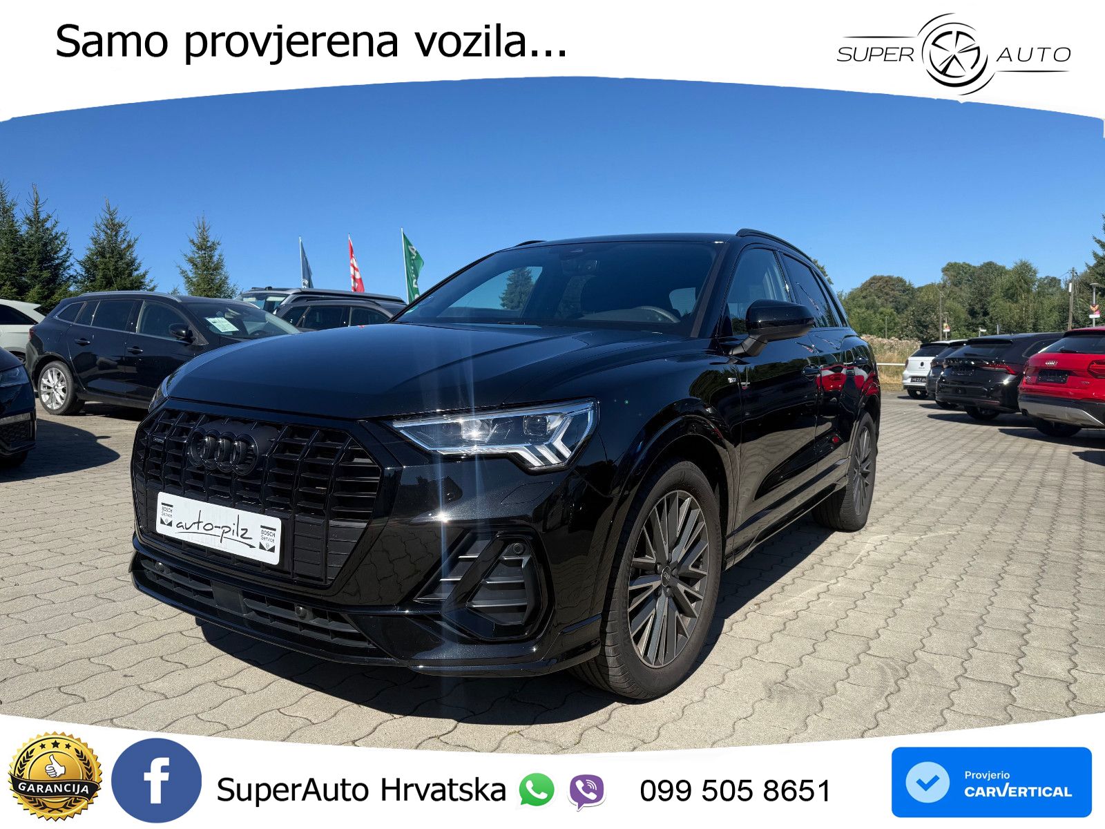 Audi Q3 40 TDI (193 KS) quattro S tronic S line LED+GR SJED+ACC