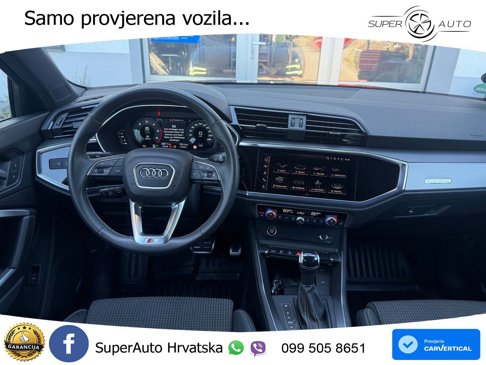 Audi Q3 40 TDI (193 KS) quattro S tronic S line LED+GR SJED+ACC