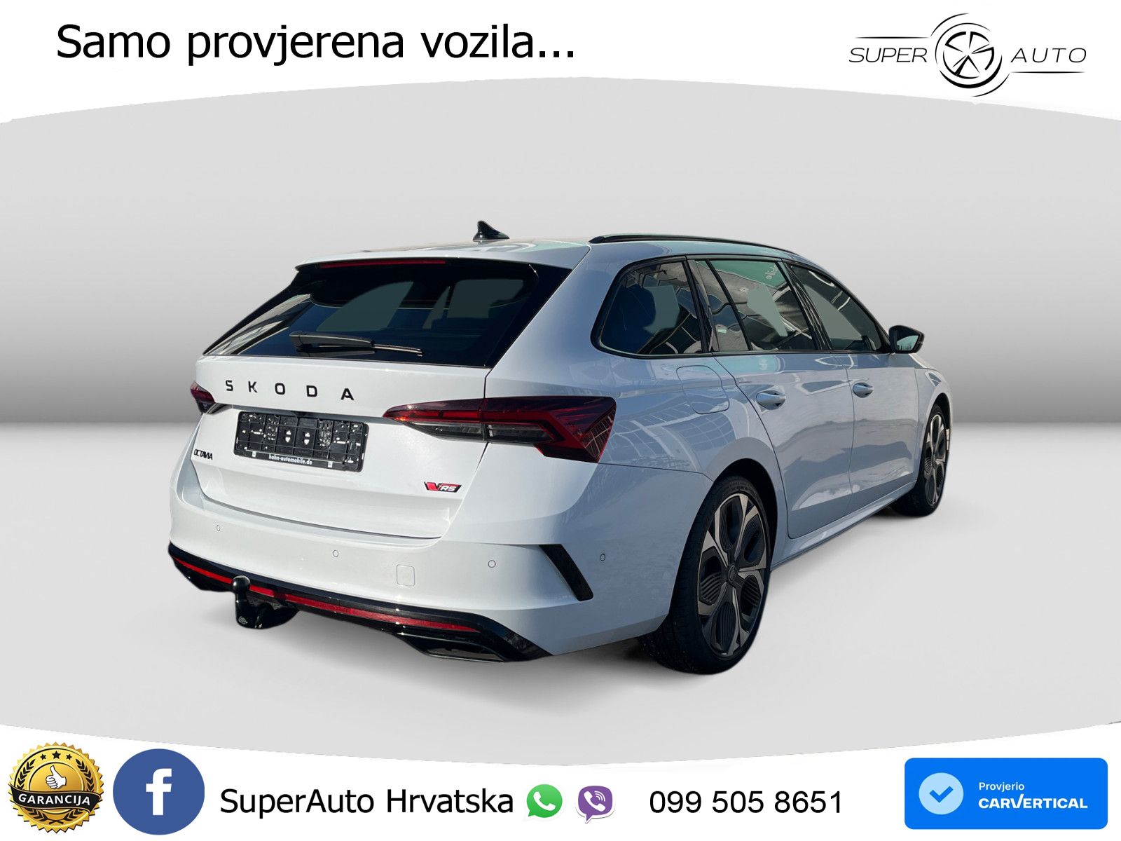 Škoda Octavia Combi RS 2.0 TSI (265 KS) DSG LED+GR SJED+ACC