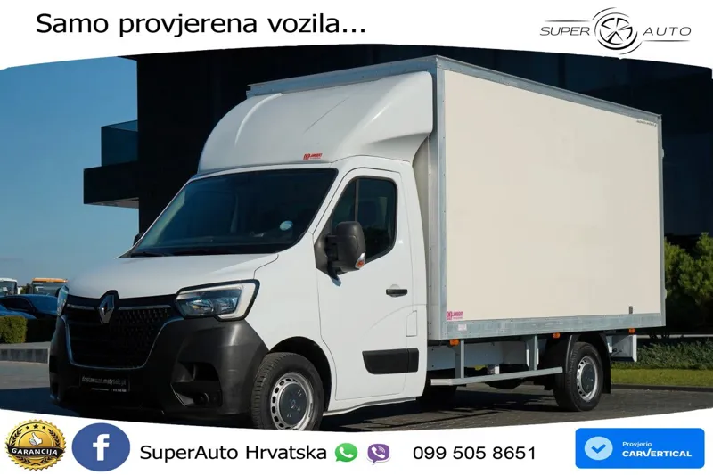 Renault MASTER / KONTENER - 4,25 M / SPROWADZONY / EURO 136 KS