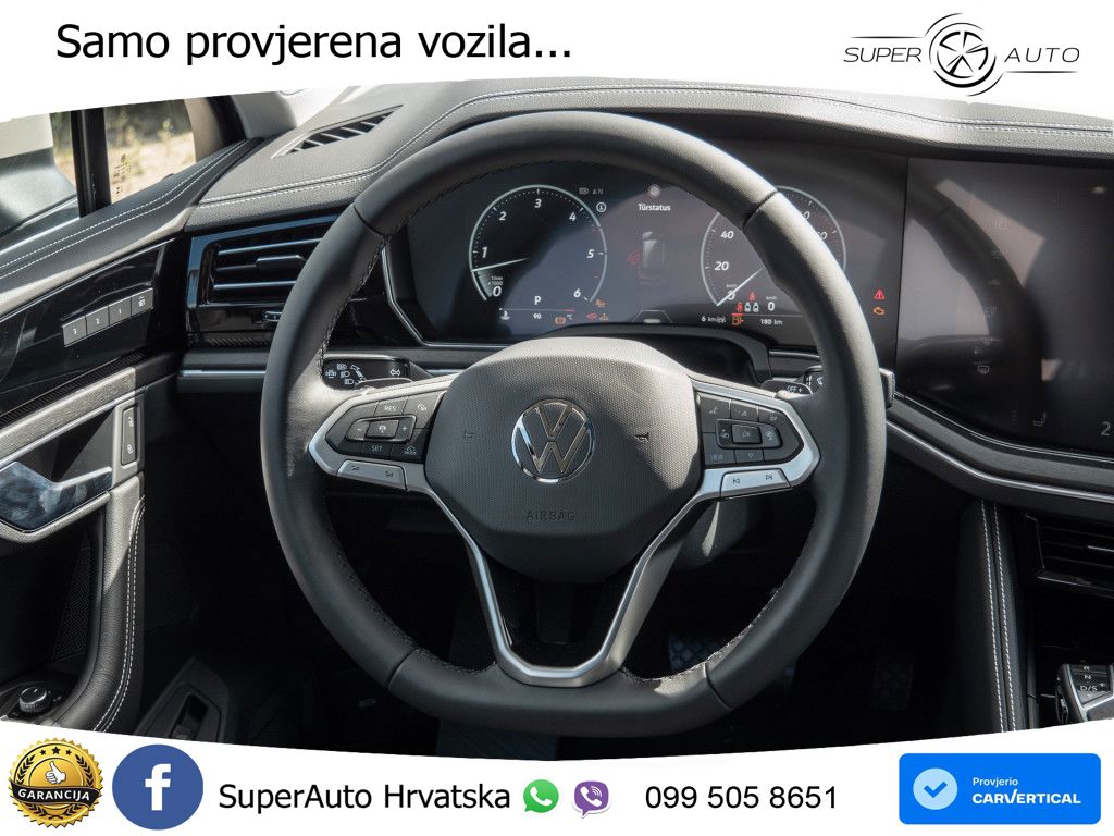 Volkswagen Touareg 3.0 V6 TDI (286 KS) 4MOTION Tiptronic ZRAČNI+ACC+GR SJED+KAM+PANO