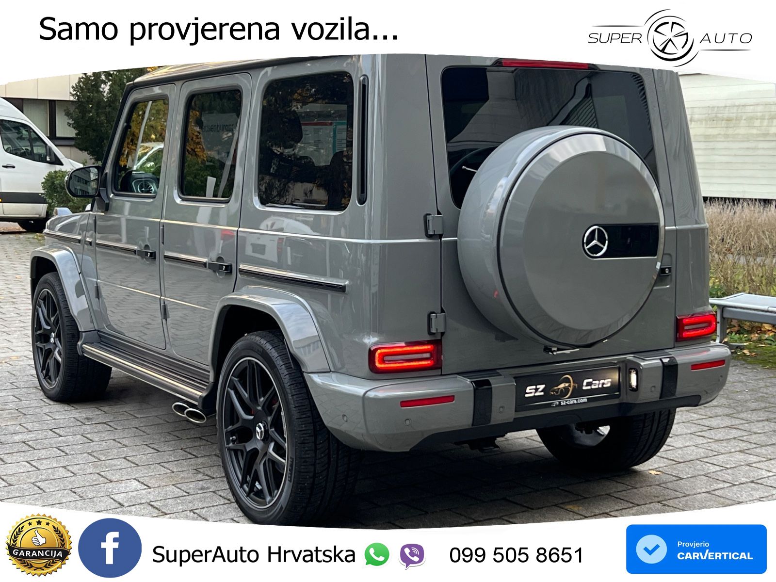 Mercedes AMG G 63 Long V8 (585 KS) 4MATIC 9G-TRONIC AMG SPEEDSHIFT TCT Manufaktur LED+GR SJED+ACC