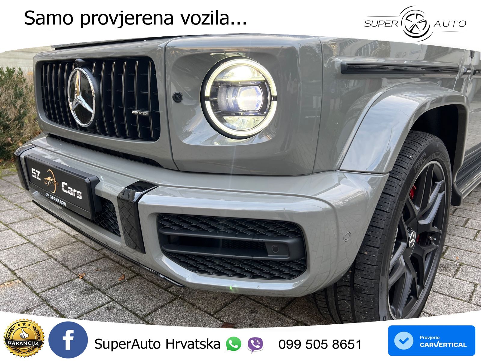 Mercedes AMG G 63 Long V8 (585 KS) 4MATIC 9G-TRONIC AMG SPEEDSHIFT TCT Manufaktur LED+GR SJED+ACC