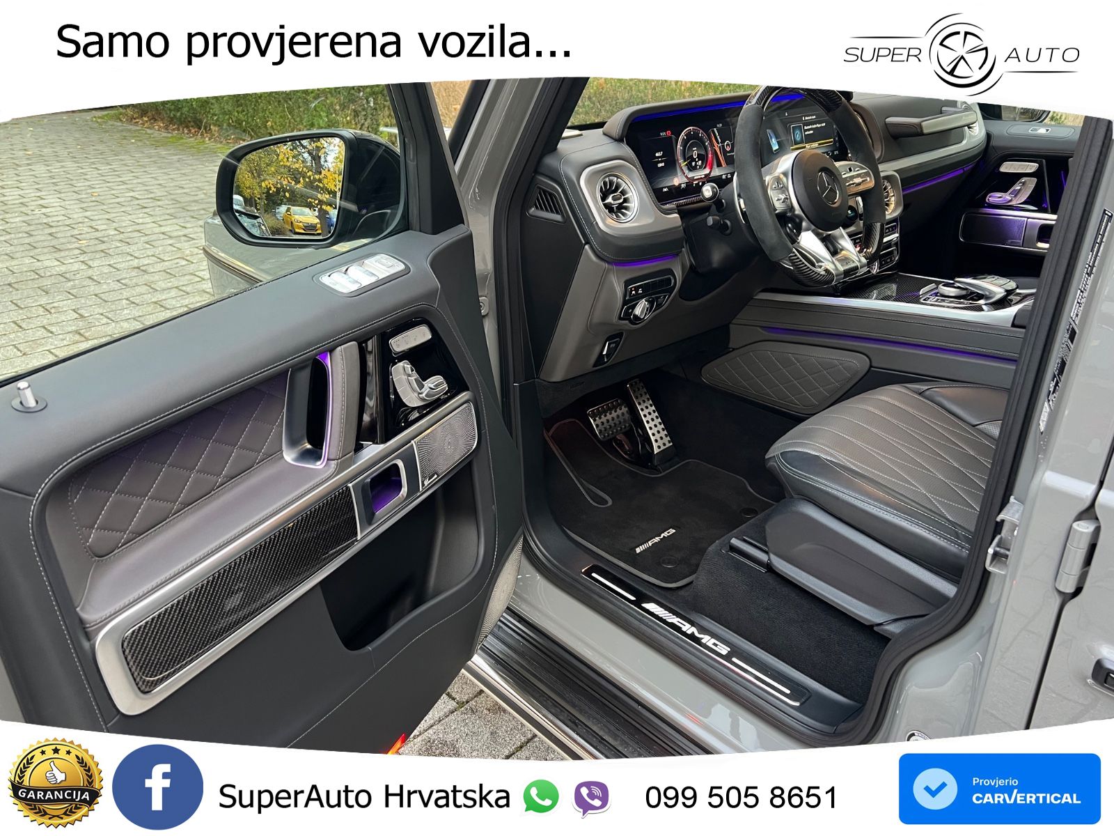 Mercedes AMG G 63 Long V8 (585 KS) 4MATIC 9G-TRONIC AMG SPEEDSHIFT TCT Manufaktur LED+GR SJED+ACC