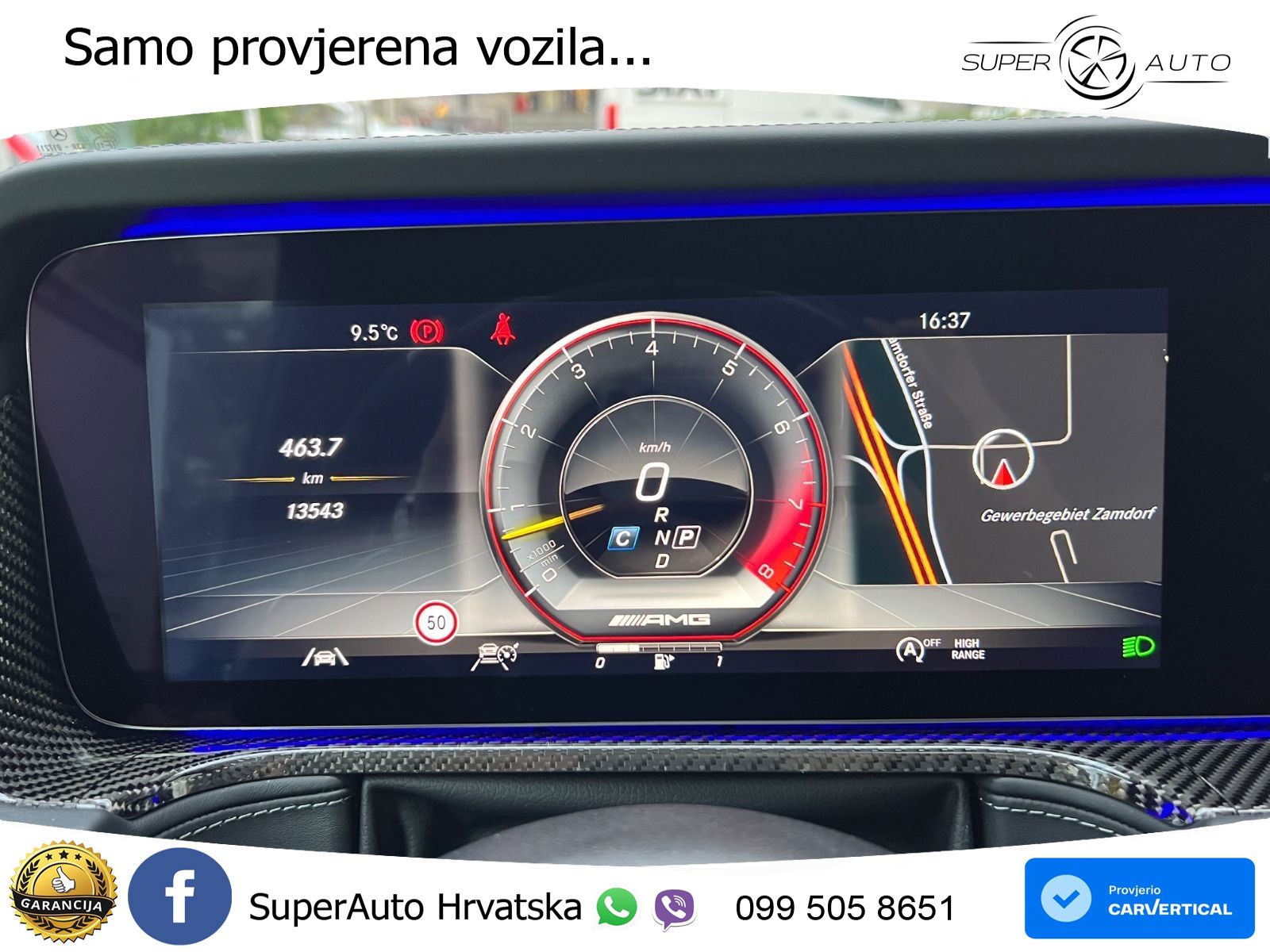 Mercedes AMG G 63 Long V8 (585 KS) 4MATIC 9G-TRONIC AMG SPEEDSHIFT TCT Manufaktur LED+GR SJED+ACC