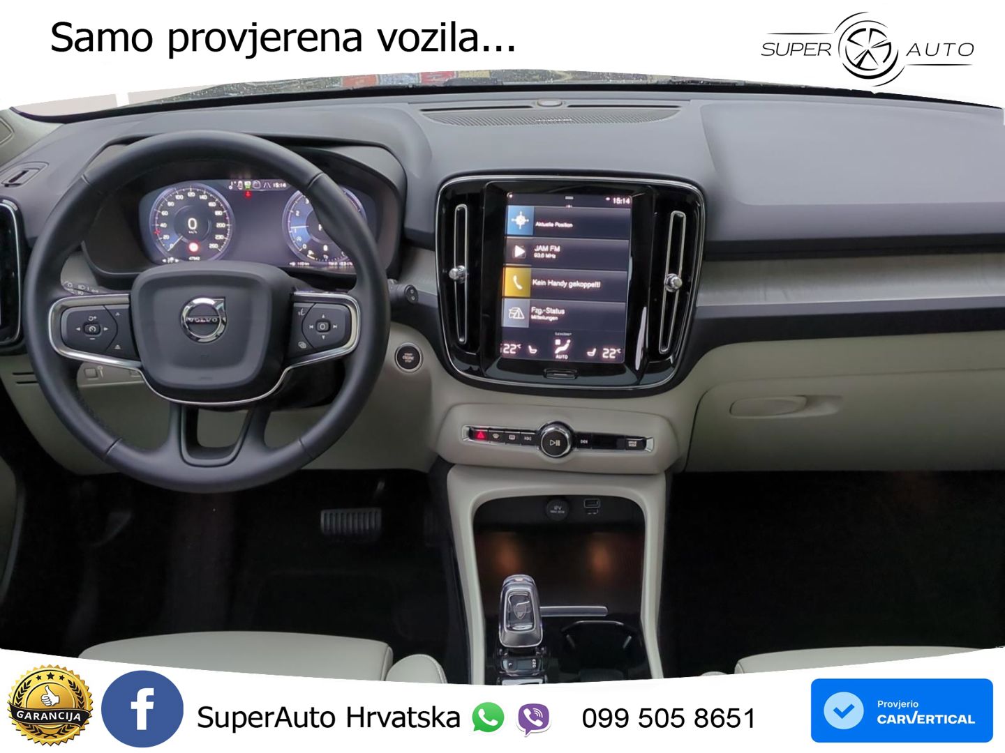 Volvo XC40 2.0 B4 197 KS Automatic ACC+GR SJED+360+PANO