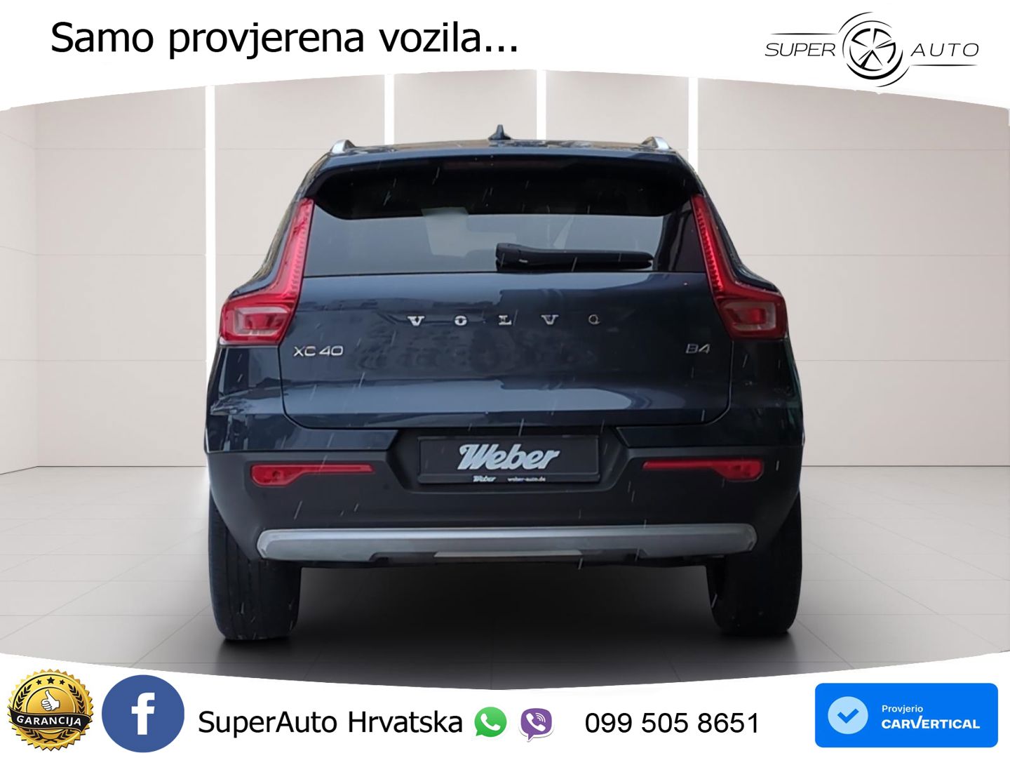 Volvo XC40 2.0 B4 197 KS Automatic ACC+GR SJED+360+PANO