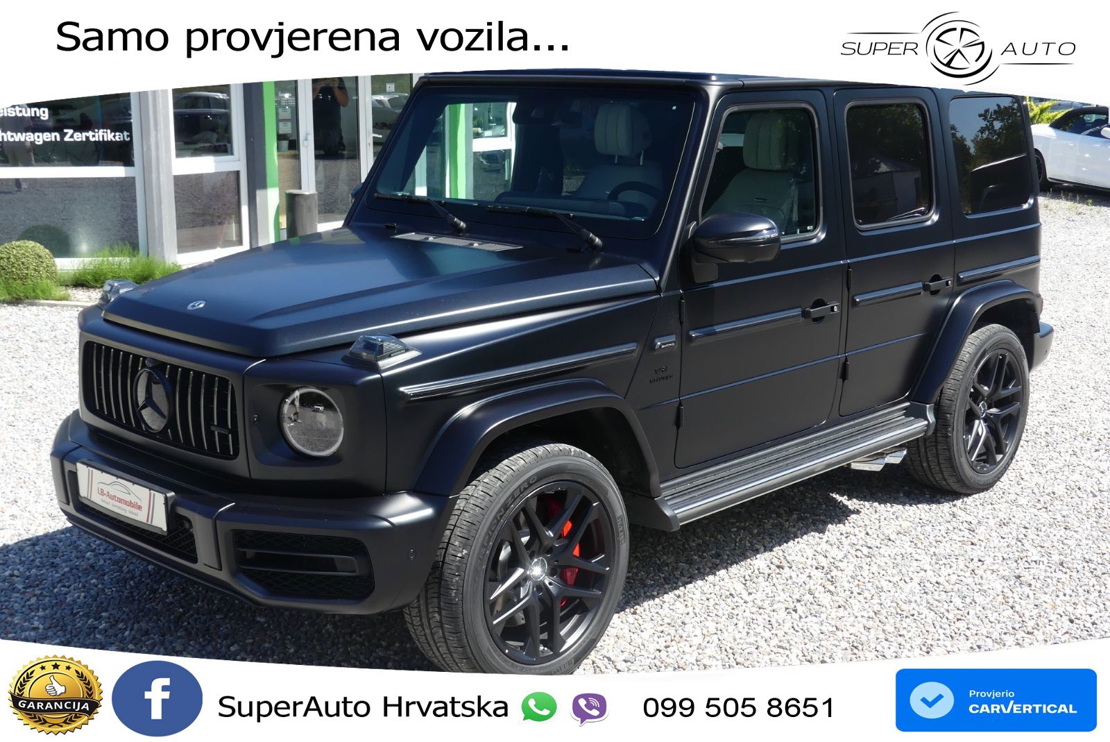 Mercedes AMG G 63 Long V8 (585 KS) 4MATIC 9G-TRONIC AMG SPEEDSHIFT PLUS LED+GR SJED+ACC