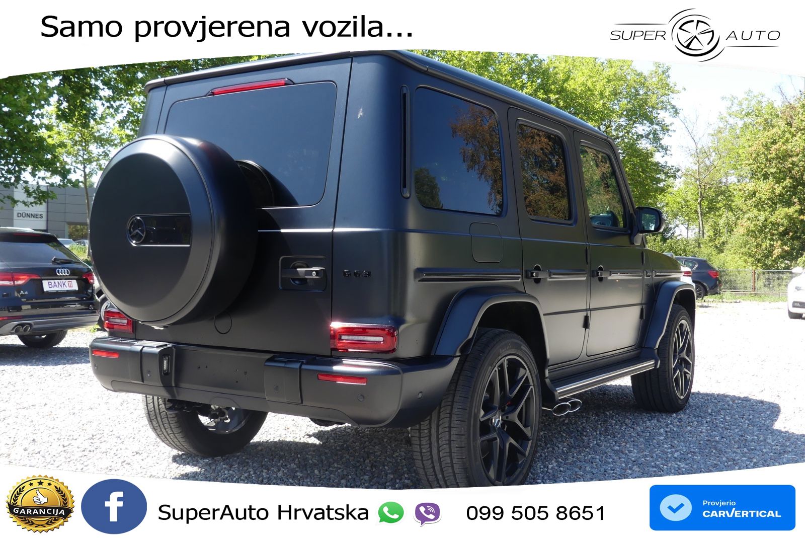 Mercedes AMG G 63 Long V8 (585 KS) 4MATIC 9G-TRONIC AMG SPEEDSHIFT PLUS LED+GR SJED+ACC