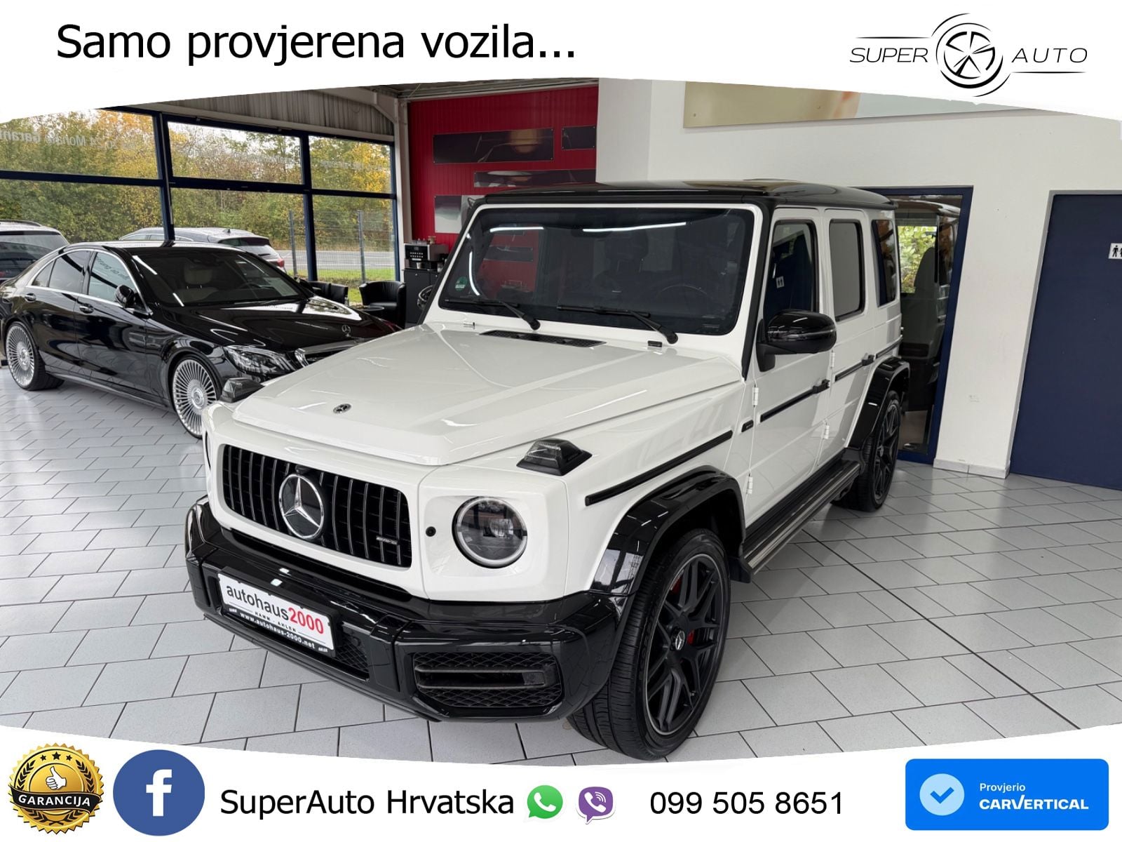 Mercedes AMG G 63 Long V8 (585 KS) 4MATIC 9G-TRONIC AMG SPEEDSHIFT TCT LED+GR SJED+ACC
