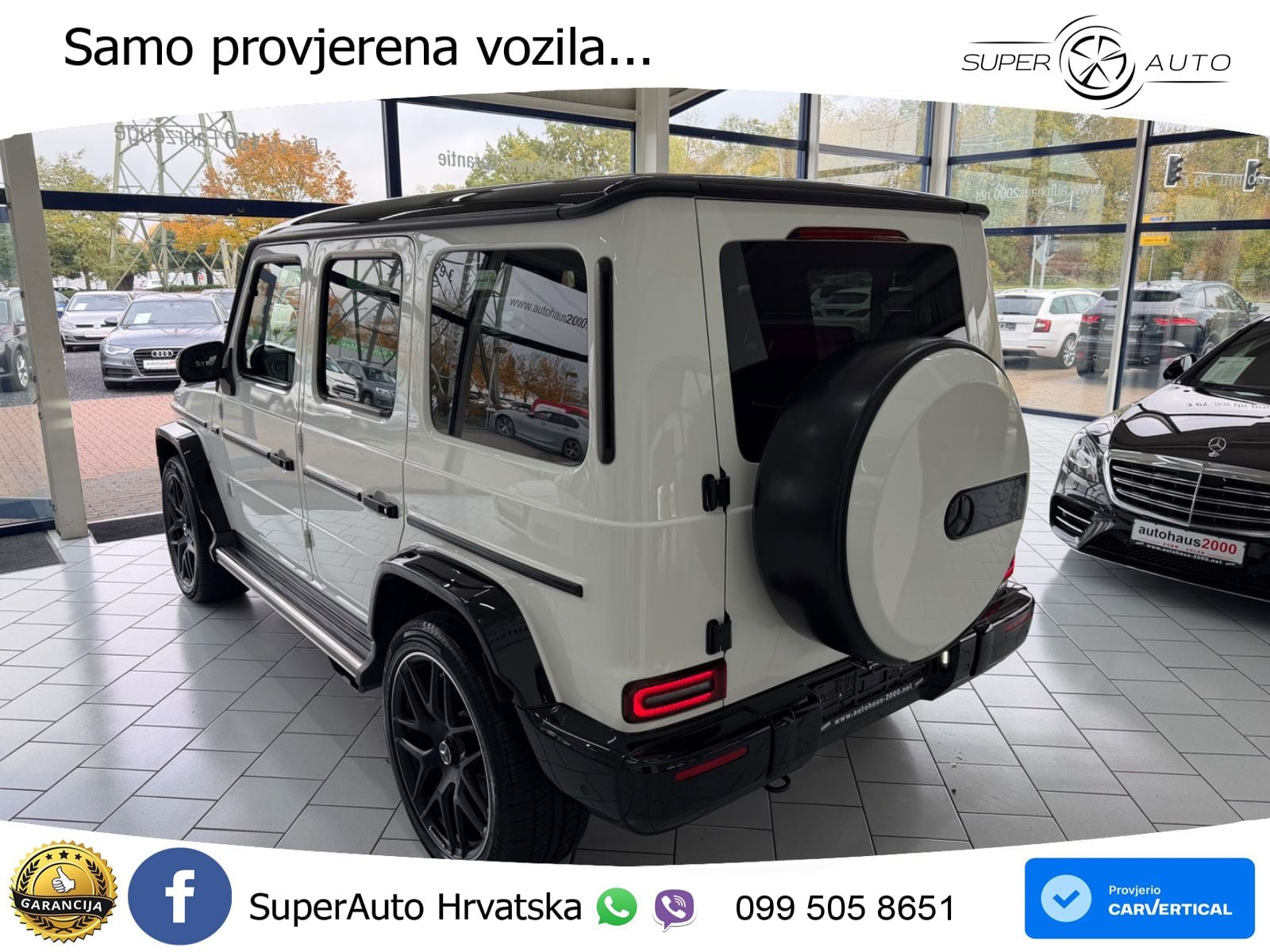 Mercedes AMG G 63 Long V8 (585 KS) 4MATIC 9G-TRONIC AMG SPEEDSHIFT TCT LED+GR SJED+ACC