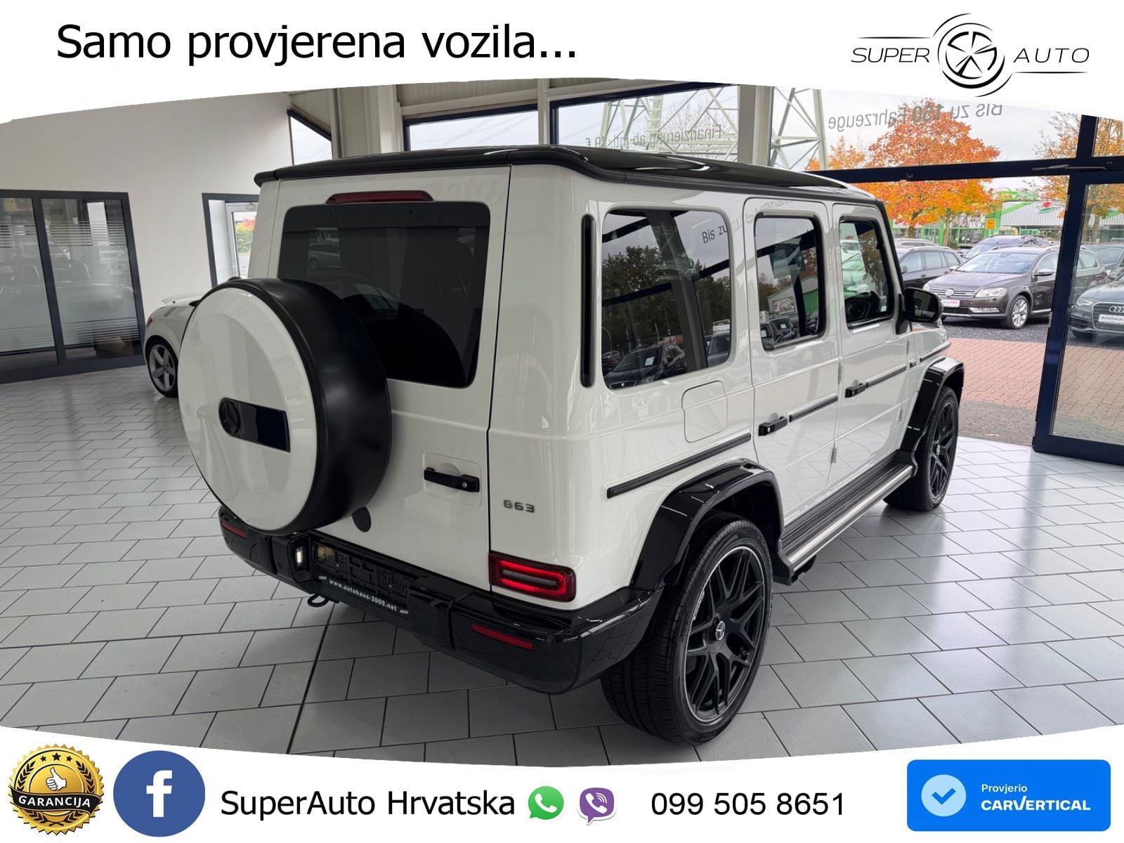 Mercedes AMG G 63 Long V8 (585 KS) 4MATIC 9G-TRONIC AMG SPEEDSHIFT TCT LED+GR SJED+ACC