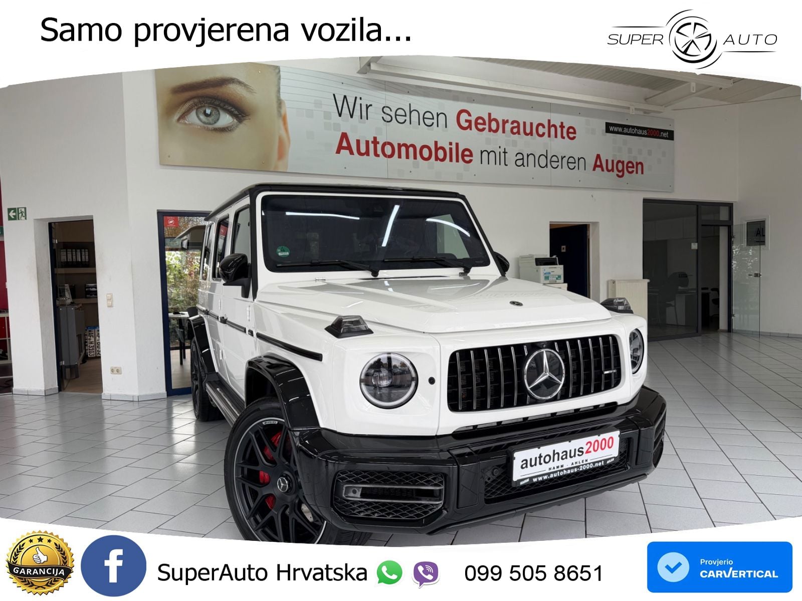 Mercedes AMG G 63 Long V8 (585 KS) 4MATIC 9G-TRONIC AMG SPEEDSHIFT TCT LED+GR SJED+ACC