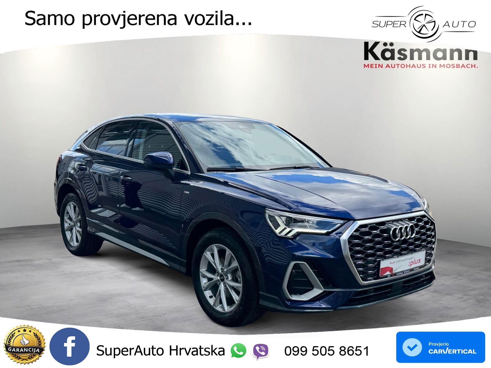 Audi Q3 II Sportback 35 TFSI (150 KS) S tronic S line LED+GR SJED+ACC