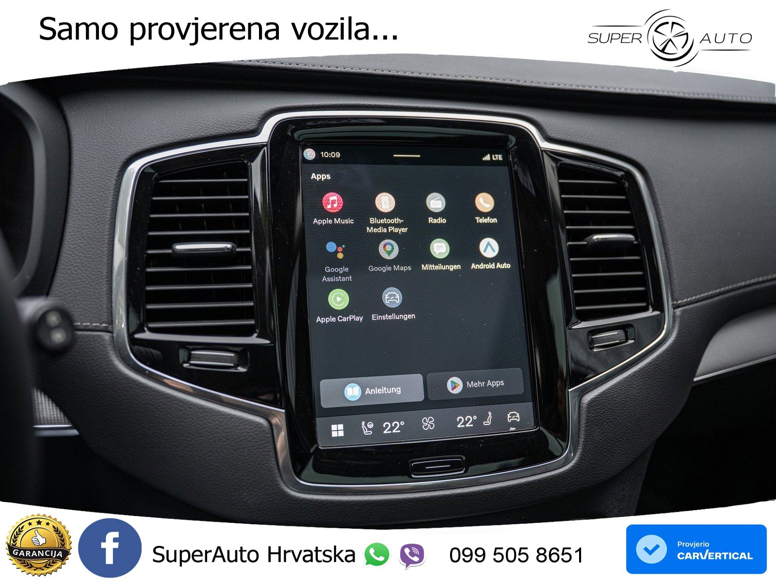 Volvo XC90 2.0 B5 Diesel AWD Automatic ACC+GR SJED+360+PANO