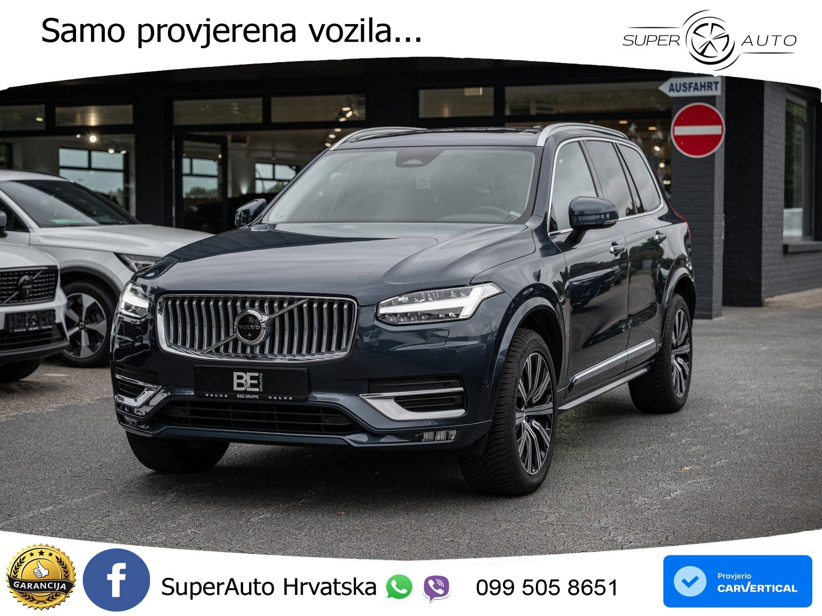 Volvo XC90 2.0 B5 Diesel AWD Automatic ACC+GR SJED+360+PANO