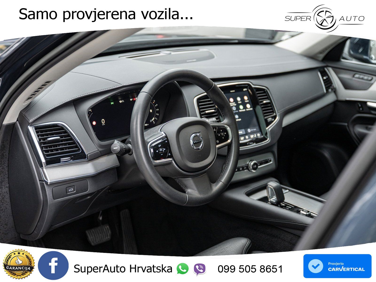 Volvo XC90 2.0 B5 Diesel AWD Automatic ACC+GR SJED+360+PANO
