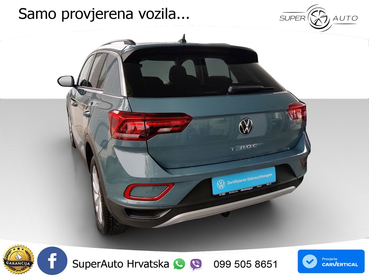Volkswagen T-Roc 1.5 TSI (150 KS) DSG LED+GR SJED+ACC