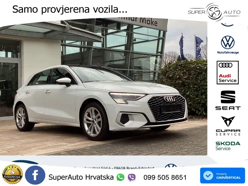 Audi A3 35 TFSI (150 KS) S tronic LED+GR SJED+ACC