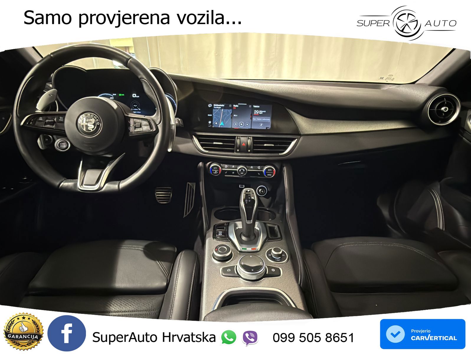 Alfa Romeo Giulia 2.0 Turbo (280 KS) Q4 Automatic LED+GR SJED+ACC