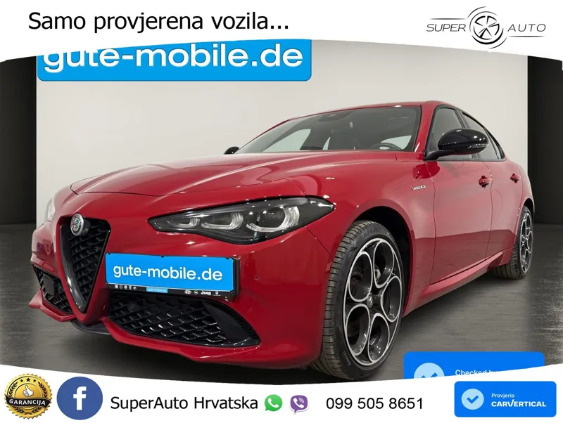 Alfa Romeo Giulia 2.0 Turbo (280 KS) Q4 Automatic LED+GR SJED+ACC