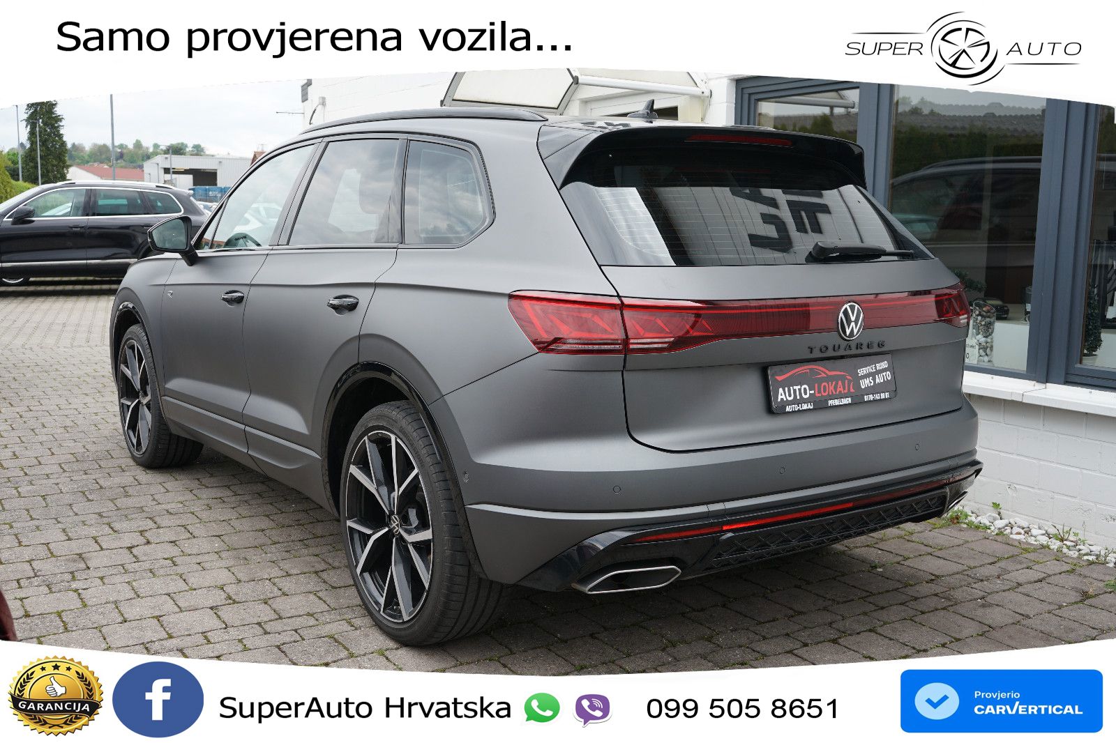 Volkswagen Touareg 3.0 V6 TDI (286 KS) 4MOTION Tiptronic ZRAČNI+ACC+GR SJED+KAM+PANO