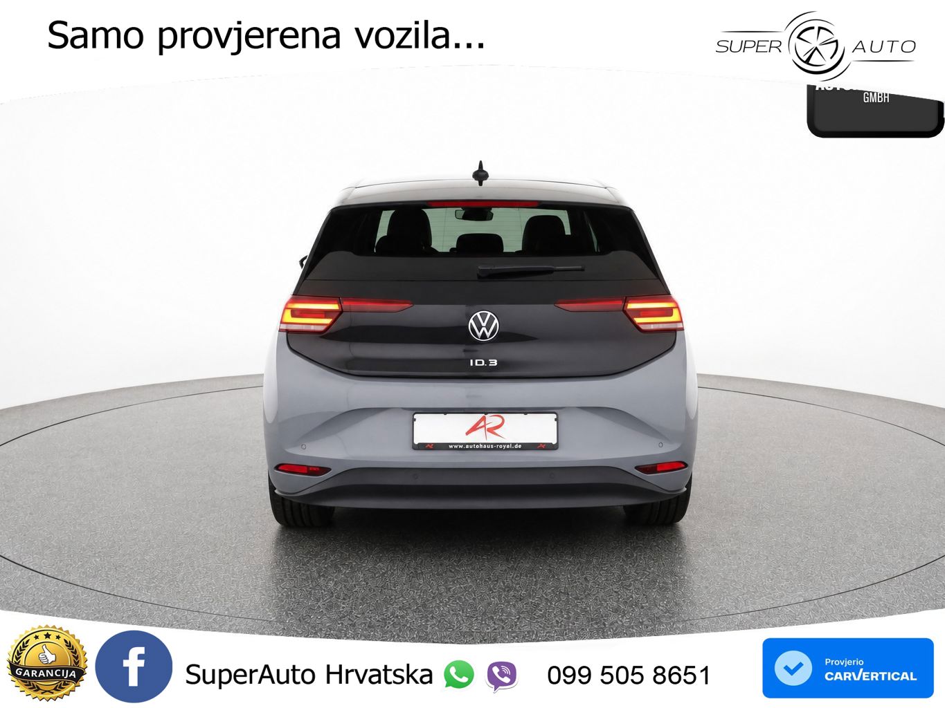 Volkswagen ID.3 Pro 62 kWh (204 KS) LED+GR SJED+ACC