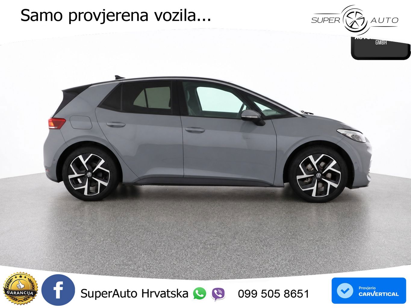 Volkswagen ID.3 Pro 62 kWh (204 KS) LED+GR SJED+ACC