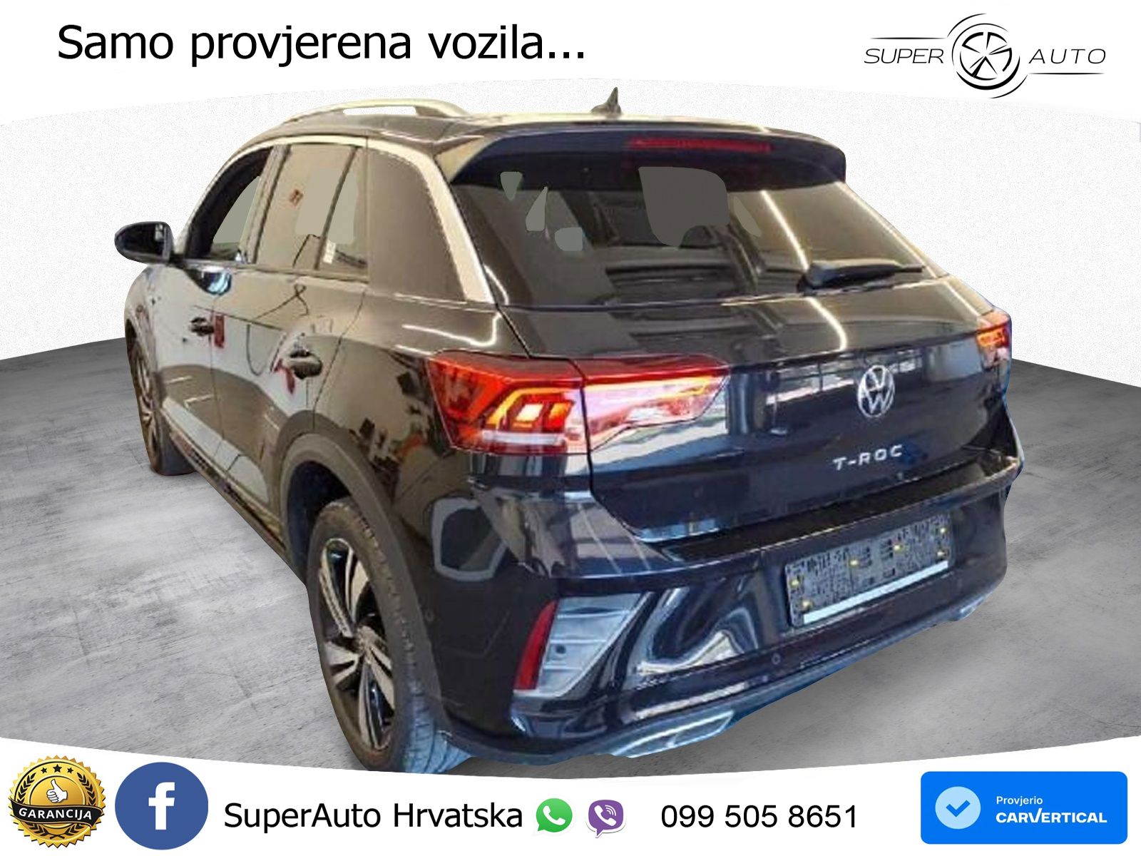 Volkswagen T-Roc 2.0 TDI (150 KS) DSG R-Line LED+GR SJED+ACC