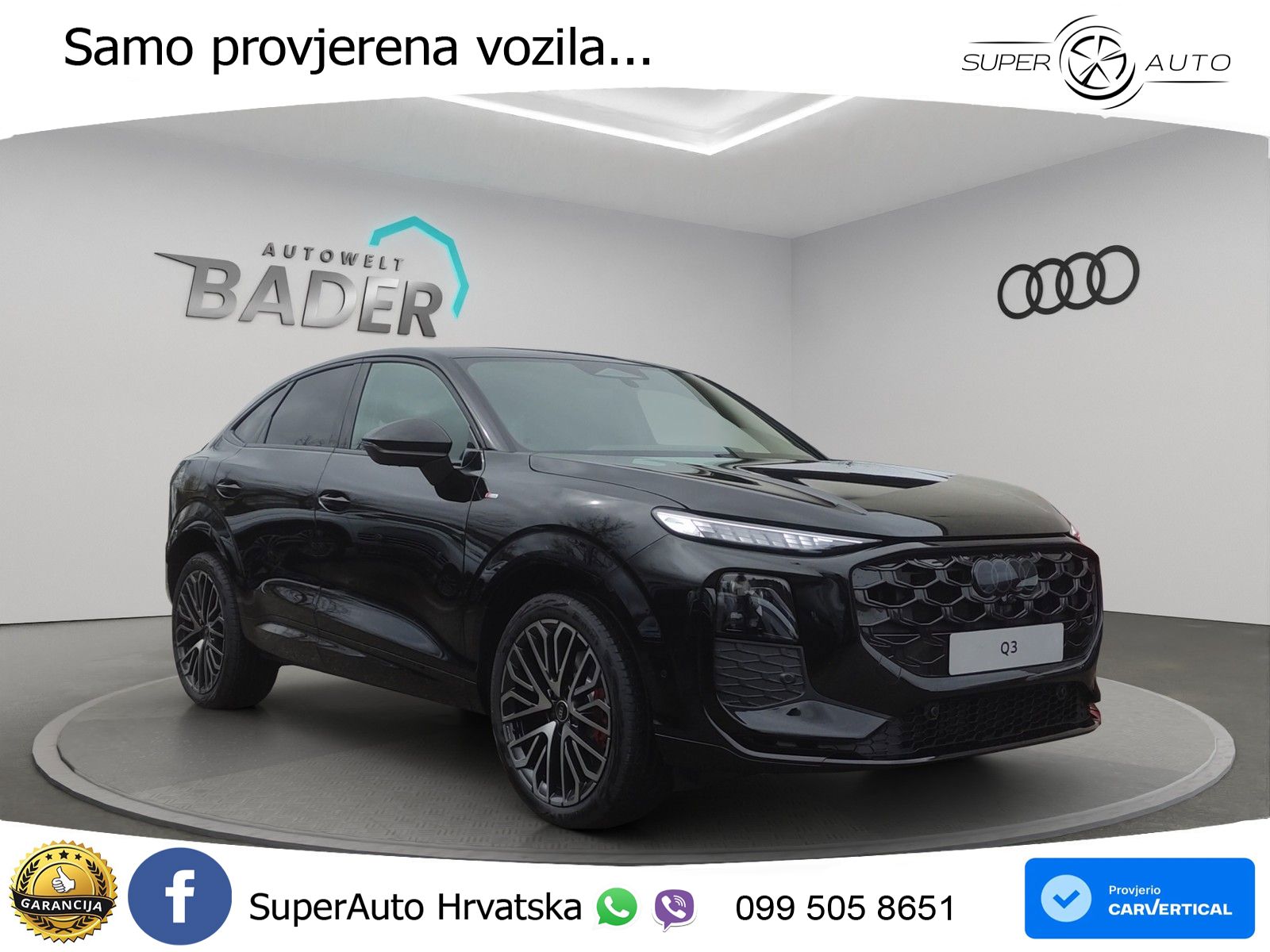 Audi Q3 III Sportback 2.0 TFSI (204 KS) quattro S tronic LED+GR SJED+ACC