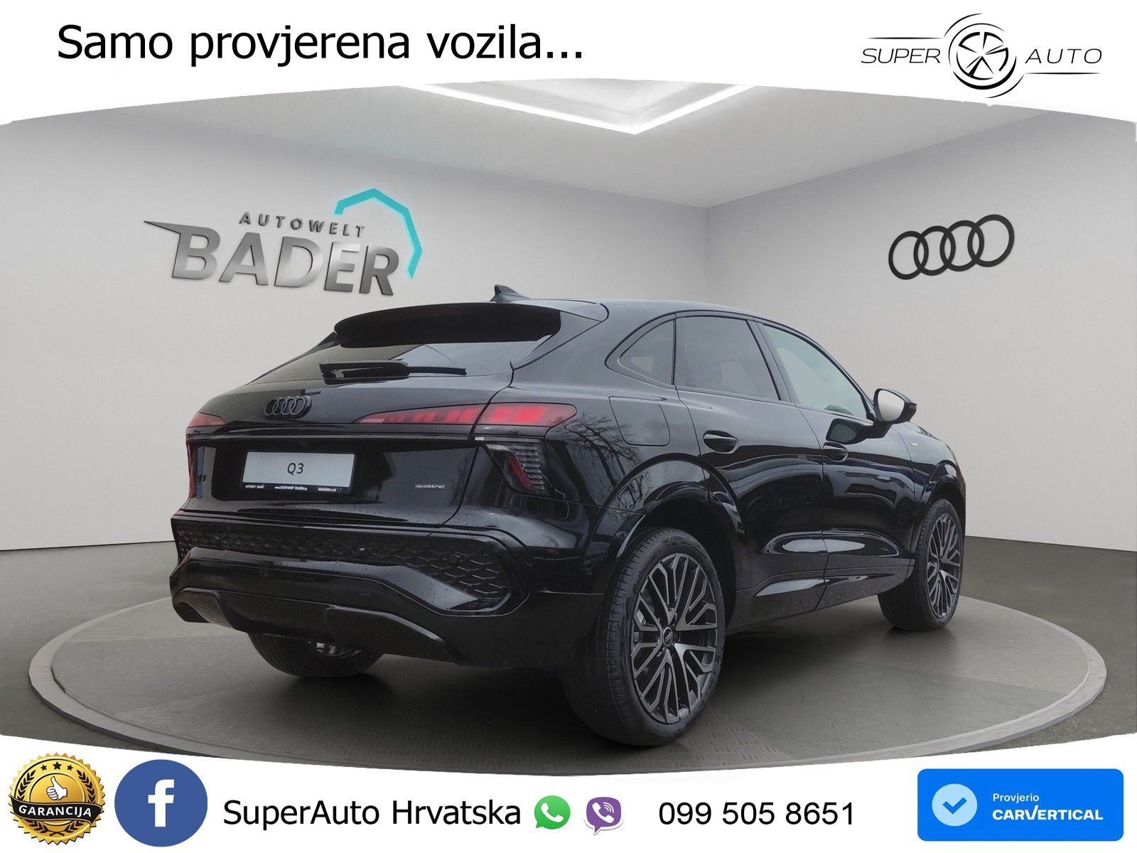 Audi Q3 III Sportback 2.0 TFSI (204 KS) quattro S tronic LED+GR SJED+ACC