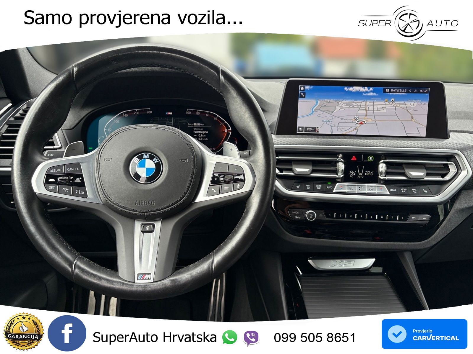 BMW X3 30d xDrive Steptronic M Sport LED+GR SJED+ACC