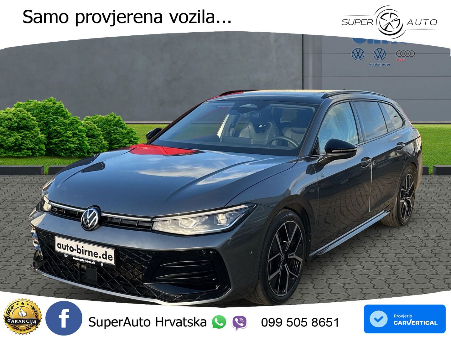 Volkswagen Passat Variant 2.0 TDI (193 KS) 4MOTION DSG R-Line LED+GR SJED+ACC